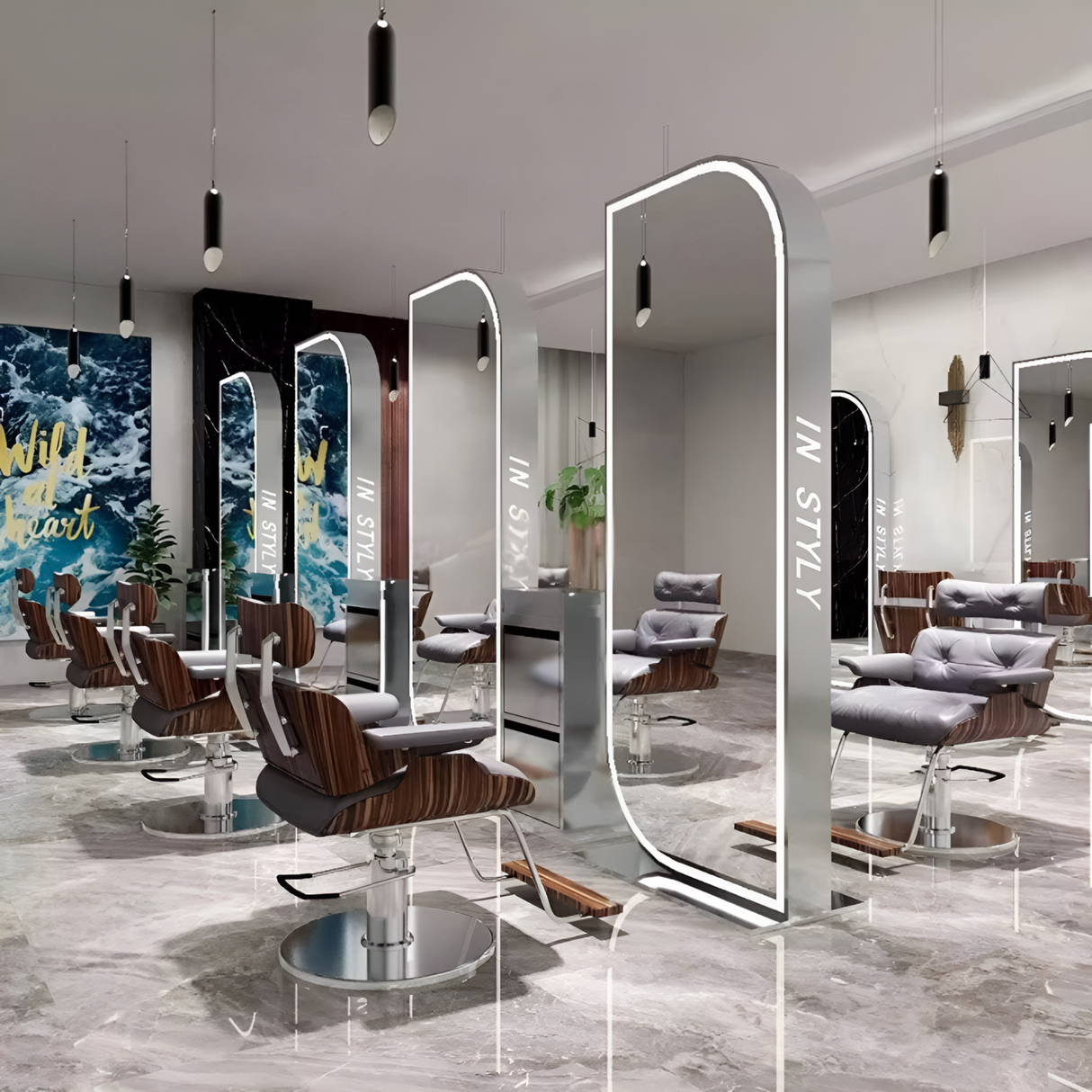 The Halo Salon Mirror