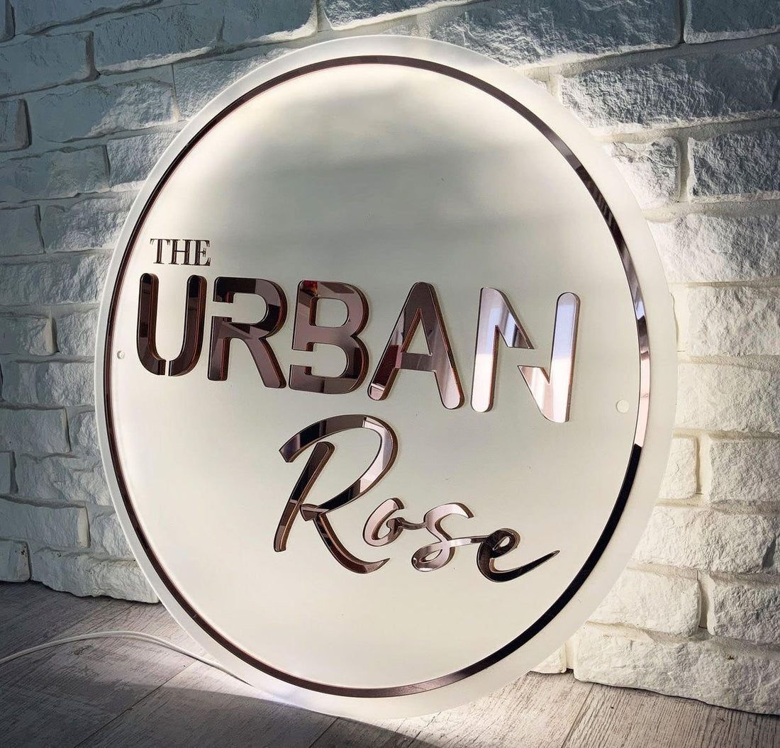 Acrylic Circle Backlit Sign