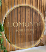 Acrylic Circle Backlit Sign