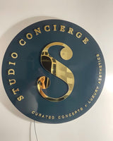 Acrylic Circle Backlit Sign