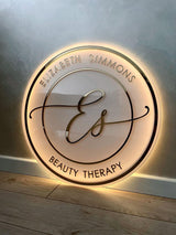 Acrylic Circle Backlit Sign