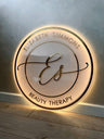 Acrylic Circle Backlit Sign