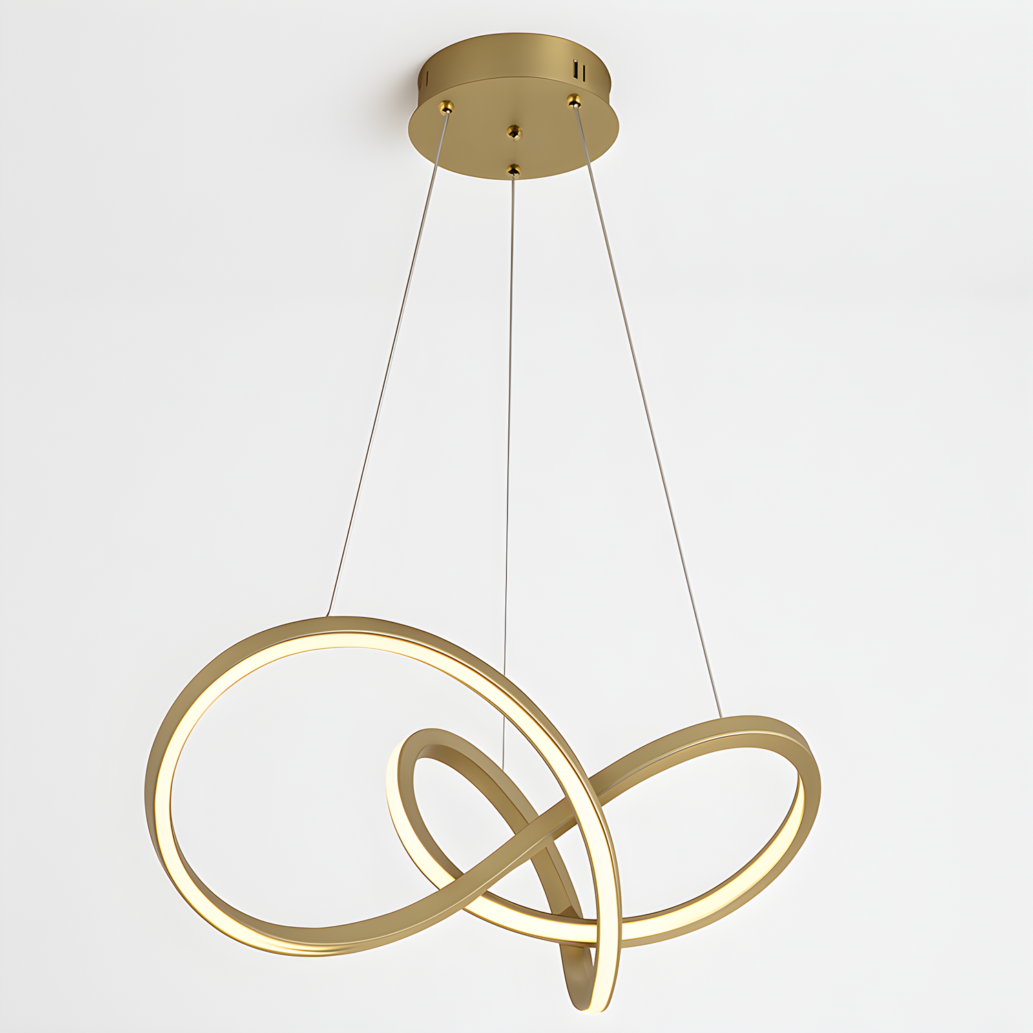 Infinity Pendant Ceiling Light – Luxe Gold
